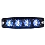 Buyers Ultra Thin 4.5 Inch LED Strobe Light - Blue