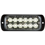 Buyers Thin Dual Row 4.5 Inch LED Strobe Light - Clear
