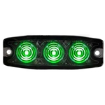 Buyers Ultra Thin 3.5 Inch LED Strobe Light - Green