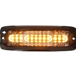 Buyers Ultra Thin Wide Angle 5 Inch LED Strobe Light - Amber