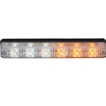 Buyers Ultra Bright Narrow Profile LED Strobe Light - Amber/Clear