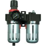 3/8in Filter, Regulator and Lubricator with Gauge