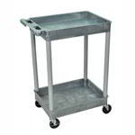 Gray-2 Shelf Tub Cart