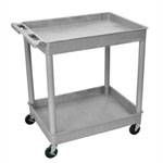 Grey - 2 Shelf Tub Cart
