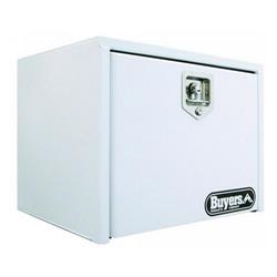 White Steel Drop Door Toolbox 18" x 18" x 24"