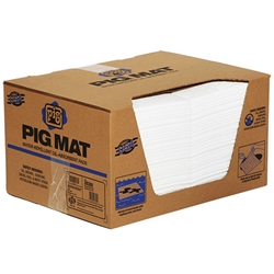 PIG® Water-Repellent, Oil-Absorbent, Medium-Weight Mat Pad - 15" x 20"