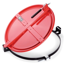 Pig Latching Drum Lid for 55 Gallon Drum - Red