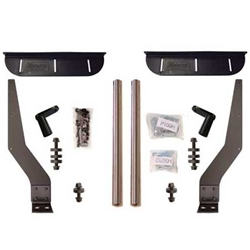 Minimizer Stainless Bolt On Bracket Kit for Poly Truck Fenders for Half Fenders