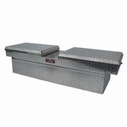 Brute Gull Wing Full Size Step Side & Down Size Tool Box - Shallow Depth