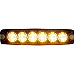 Buyers Ultra Thin 5 Inch LED Strobe Light - Amber