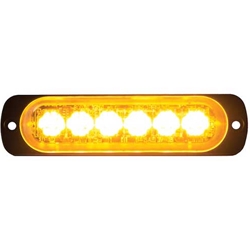 Buyers Thin LED Strobe Light 4.5 Inch - Amber