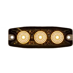Buyers Ultra Thin 3.5 Inch LED Strobe Light - Amber