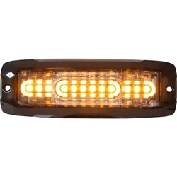 Buyers Ultra Thin Wide Angle 5 Inch LED Strobe Light - Amber