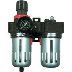 3/8in Filter, Regulator and Lubricator with Gauge