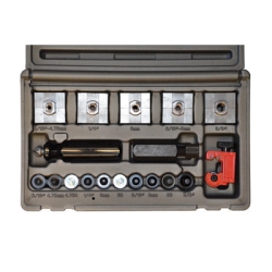 In-Line Flaring Tool, for 3/16" to 3/8", 4.75mm to 8mm, Makes Single, Double or Bubble Flares, Case