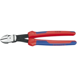 10" Ultra High Leverage Diagonal Pliers With 12 Degree Curved Head