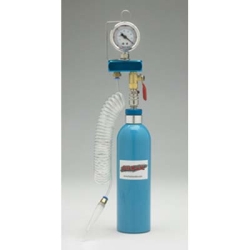 Intake System Cleaner Canister, with Liquid Filled Gauge, Add Solution and Connect to Vacuum Line